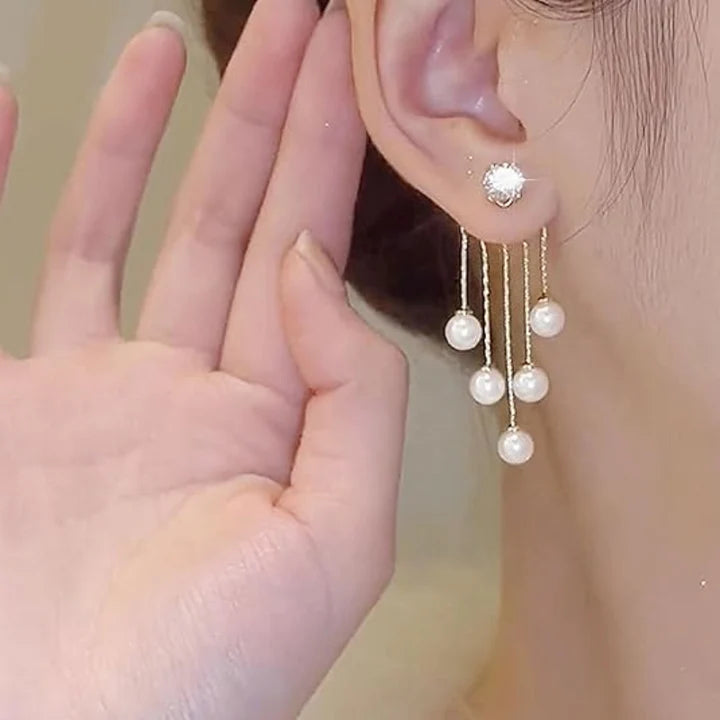 Pendientes Colgantes de Perla