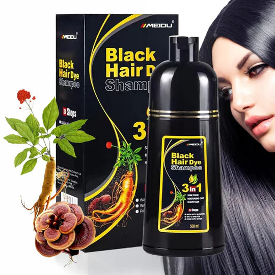 Shampoo Anticanas tiñe cabello - Negro 500ml