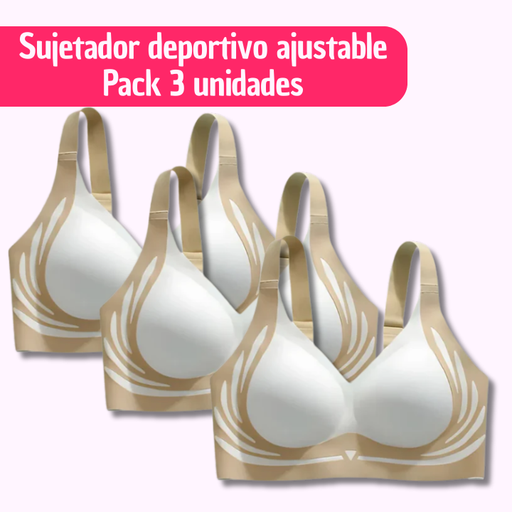 TK-L - LushFitting - Sujetador Pack de 3 Unidades