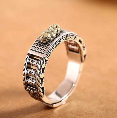 Anillo Pixiu Feng Shui – Rueda de la Fortuna