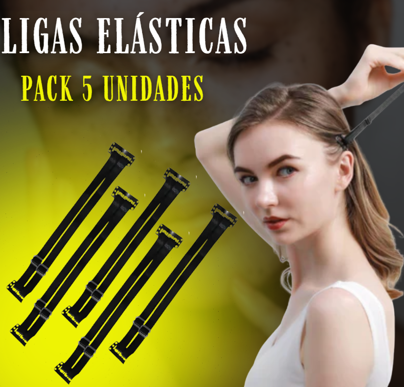 Ligas Elásticas para Estiramiento Facial (pack 5 Unid)