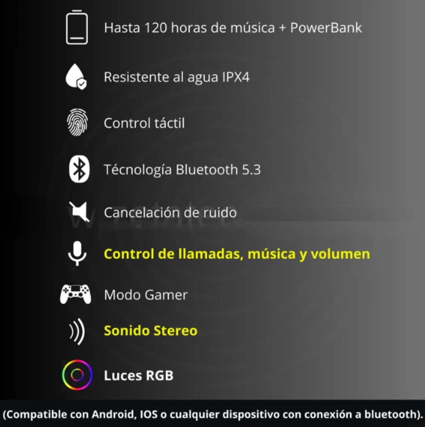 Audifonos M60 4 en 1 (MODELO 2025)