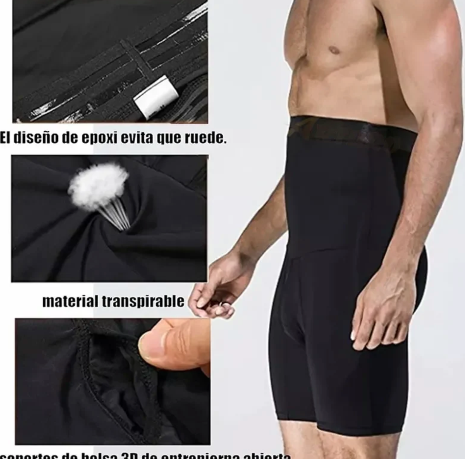 Faja Boxer Moldeador Masculino 4 en 1 (tallas americanas)