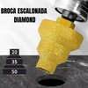Broca Escalonada Diamantada