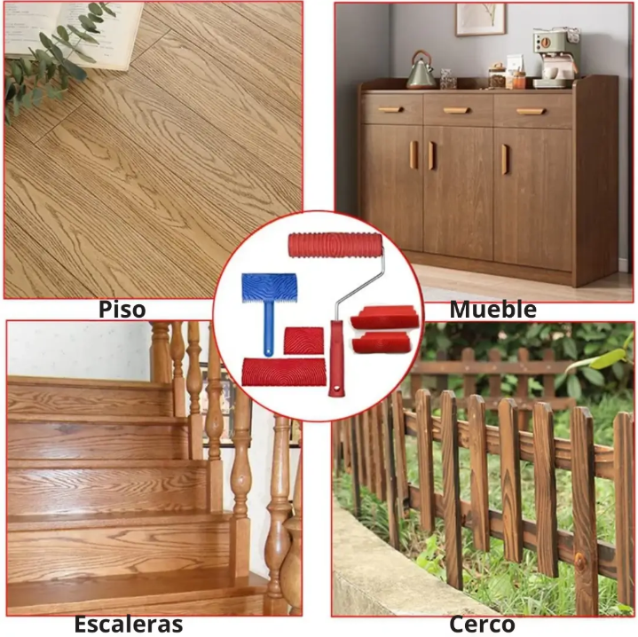 TK-K - Kit Efecto Madera (6 piezas)