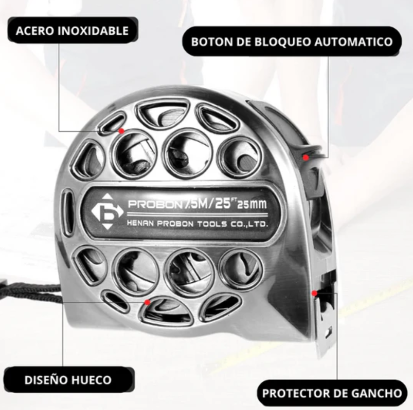 CINTA METRICA PRO (7.5 METROS)