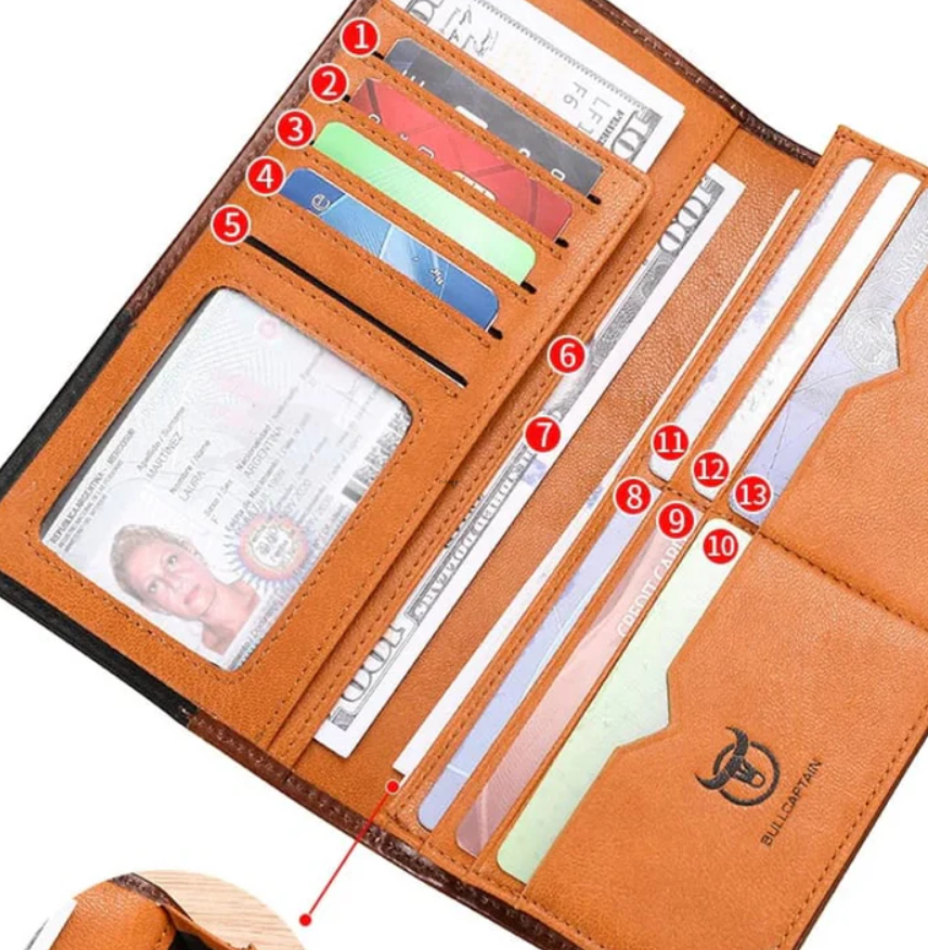 Billetera Vintage de Piel