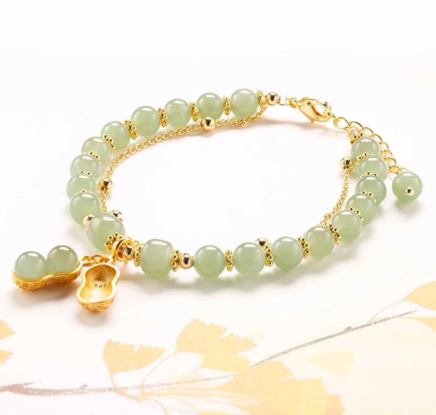 Brazalete de Jade Feng Shui
