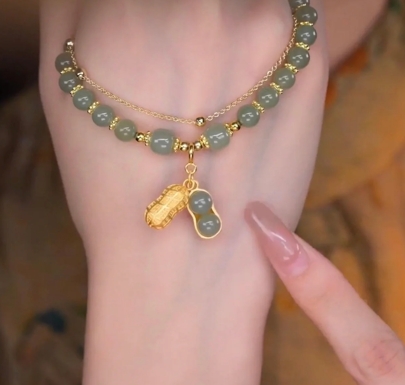 Brazalete de Jade Feng Shui