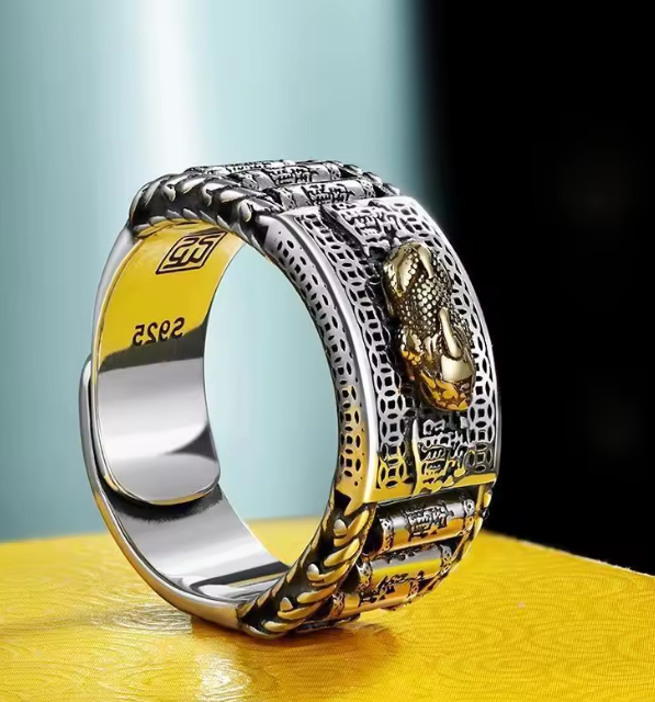 Anillo Pixiu Feng Shui – Rueda de la Fortuna