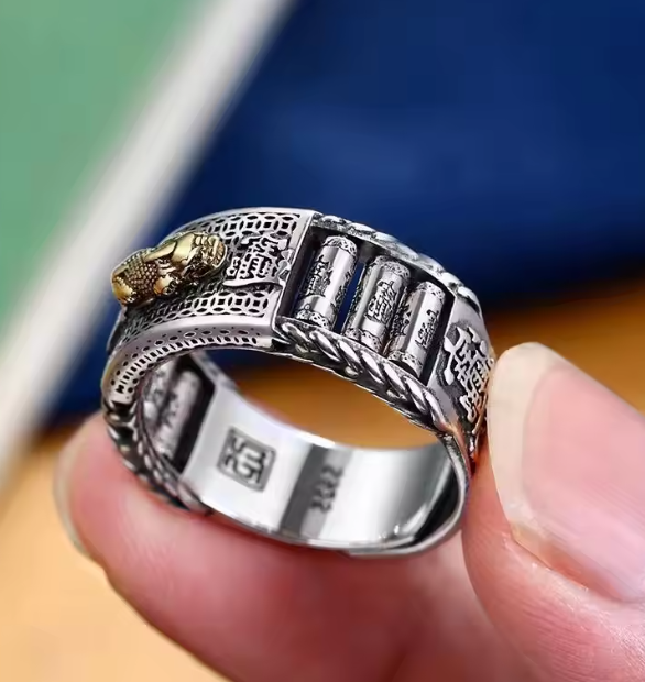 Anillo Pixiu Feng Shui – Rueda de la Fortuna