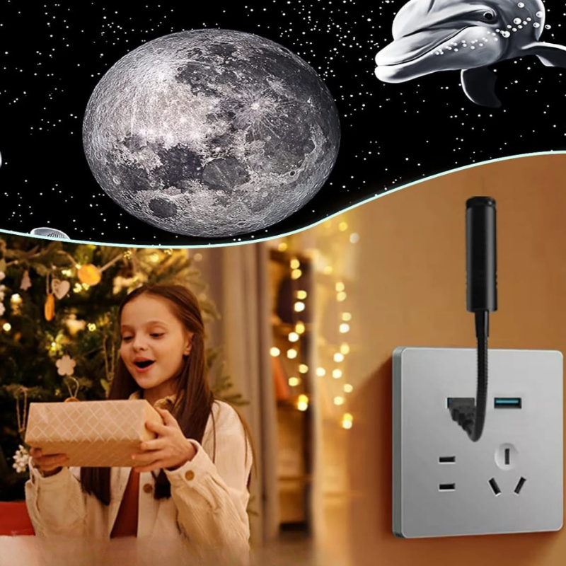 Mini Proyector LED USB Luna