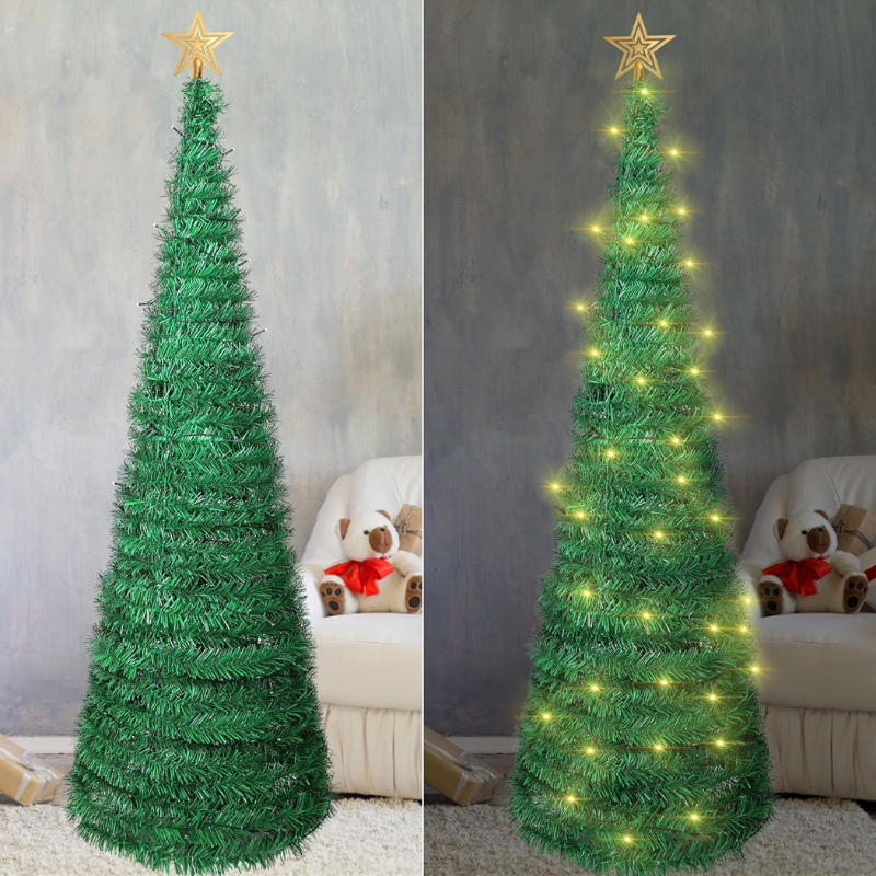 Árbol de Navidad Plegable 2.1 M