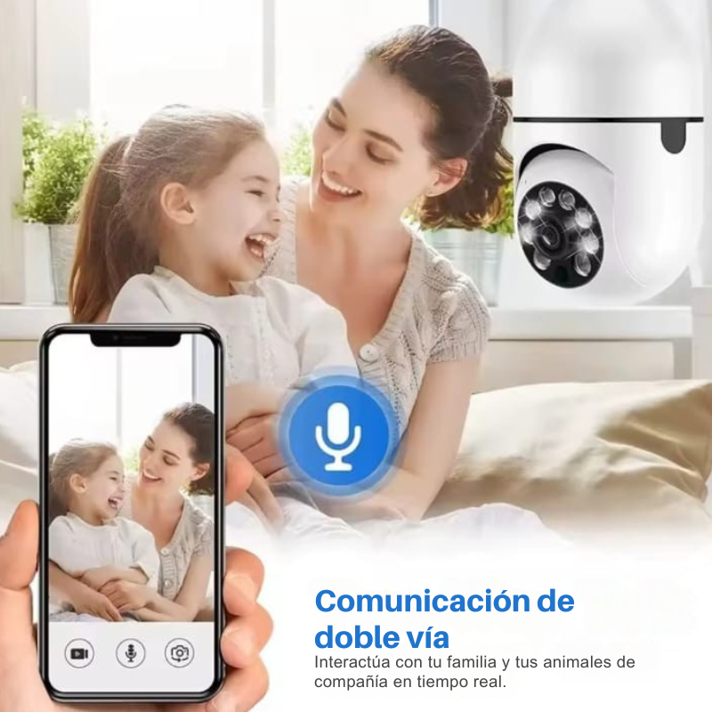 Cámara Bombillo E27 Smart AV380