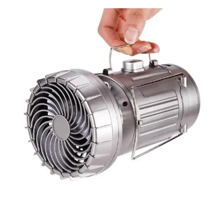 Lampara Solar con Ventilador