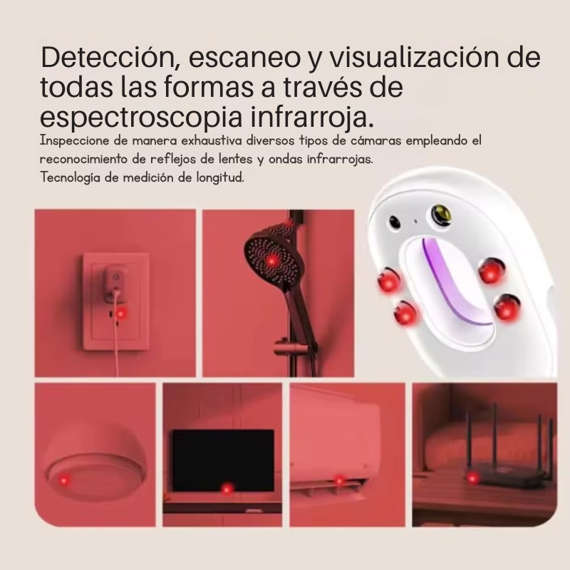 Detector Portátil de Cámaras Ocultas