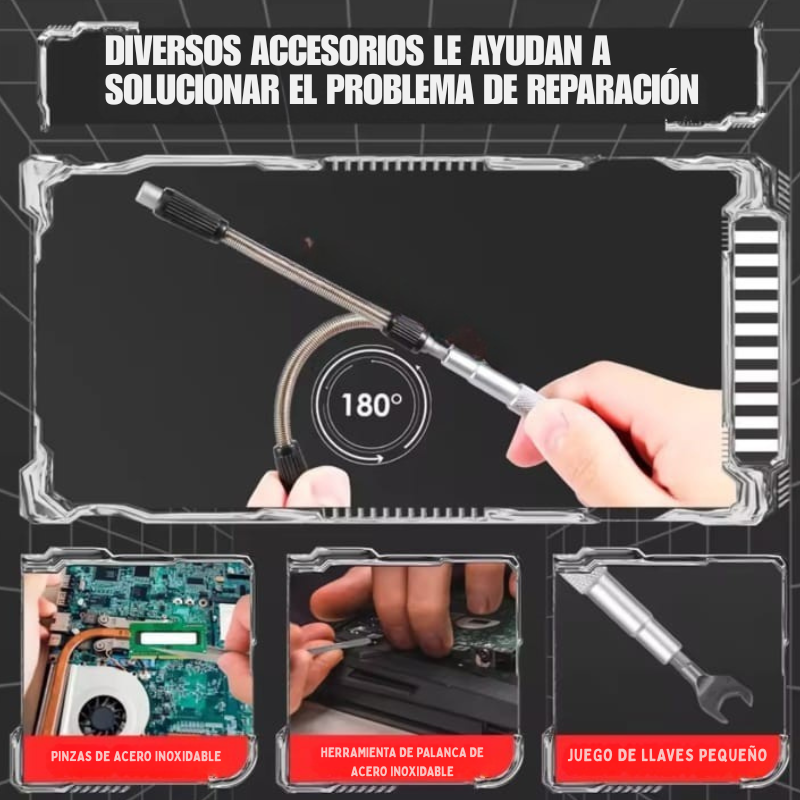 Set de Destornilladores de Precisión 128 en 1