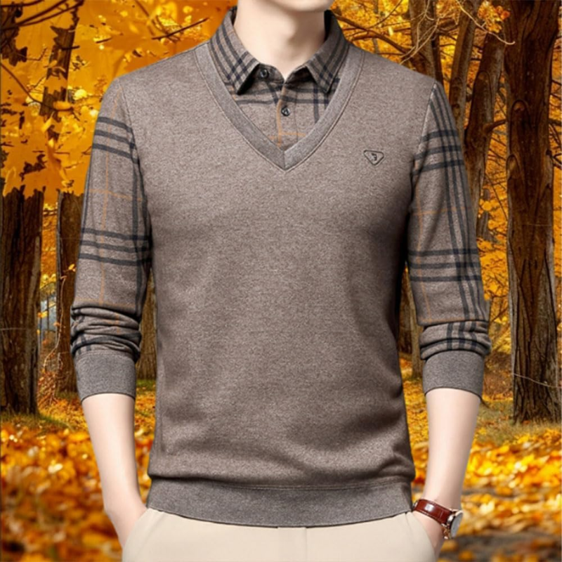 Camisa Estilo de 2 Piezas en 1