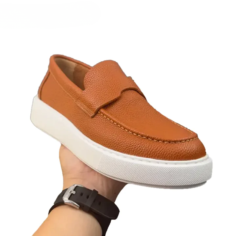 Mocasines Casual Retro de Cuero
