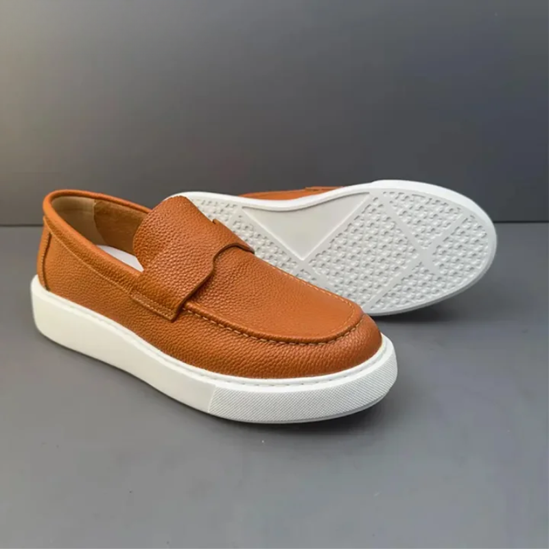 Mocasines Casual Retro de Cuero