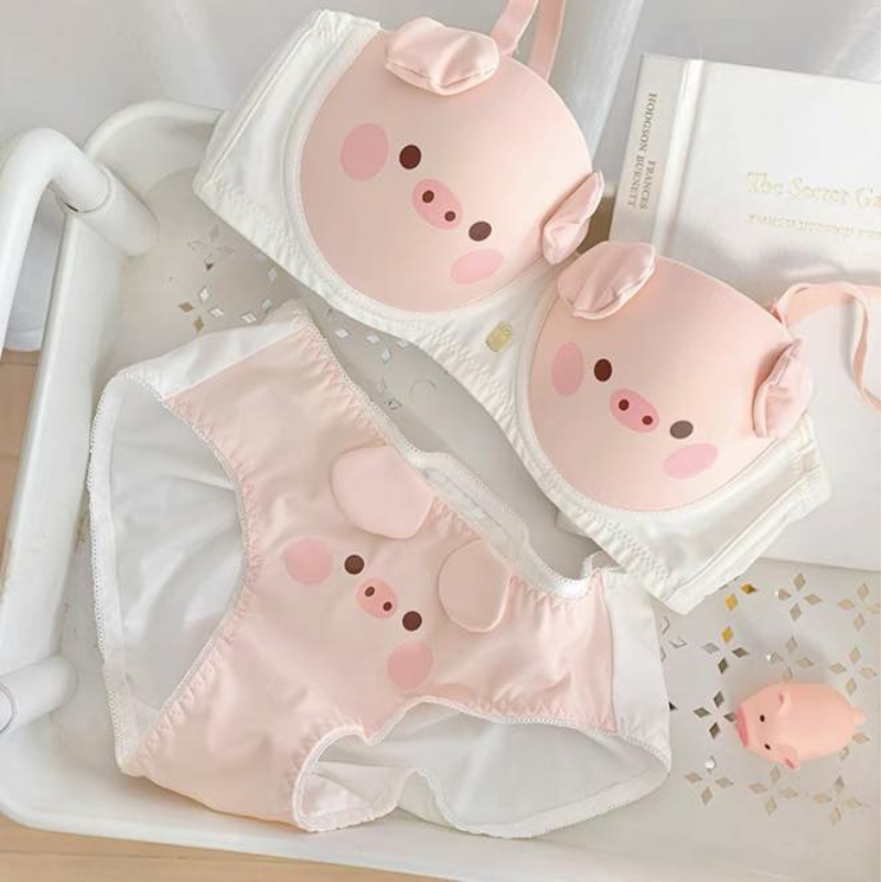 Pink Oink – Conjunto de Brazier y Calzoncillo