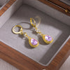 Set Collar y Pendientes de Lujo Amatista Durian