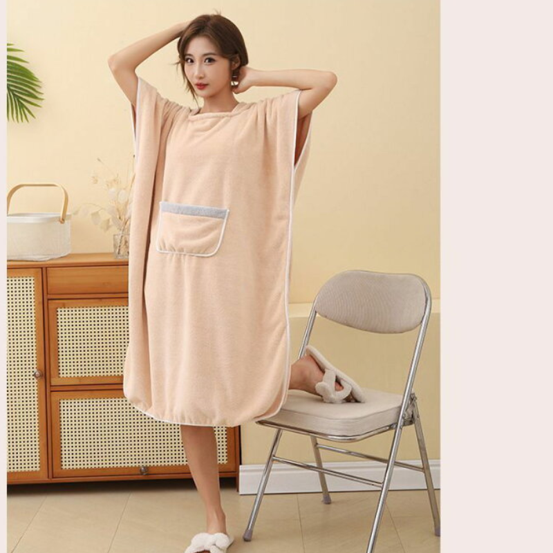 CoralLuxe – Albornoz de terciopelo